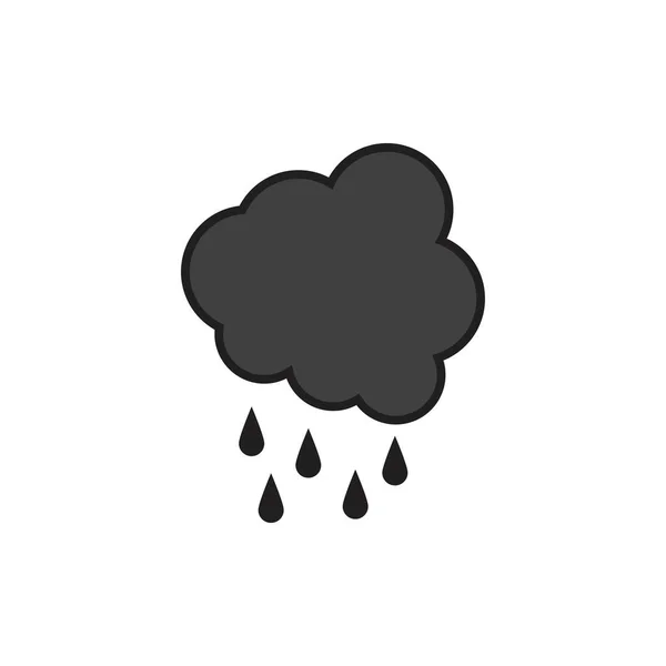 Rain Cloud Vector Illustration Design — Stock Vector