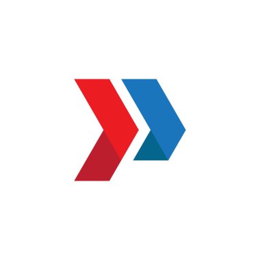 Ok illüstrasyon logo vektör şablonu