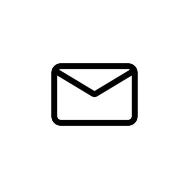 Posta logo vektör şablonu simgesi