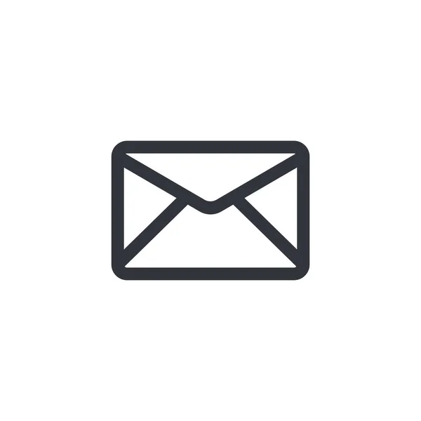 Mail Logo Vettoriale Modello Icona — Vettoriale Stock
