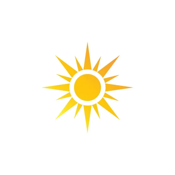 Векторный Шаблон Логотипа Солнца — стоковый вектор