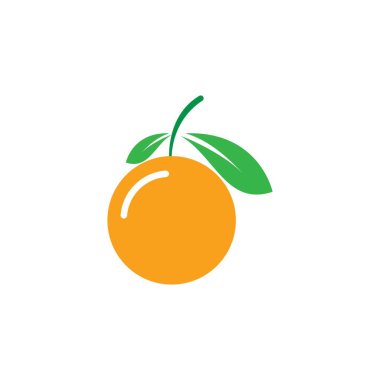 Turuncu logo taşıyıcı illüstrasyon şablon tasarımı