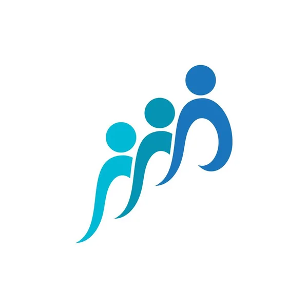 Adoption Und Gemeinschaftspflege Logo Template Vektor — Stockvektor