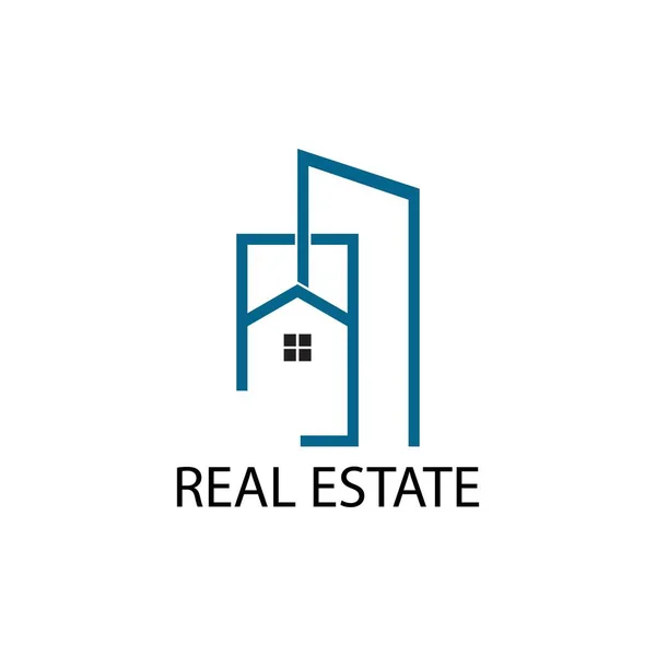 Immobilien Logo Icon Vorlage Immobilien — Stockvektor