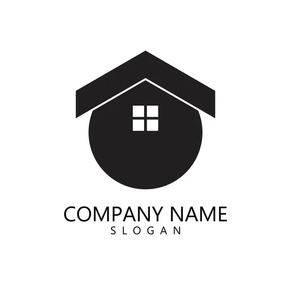 Logotipo Propriedade Icon Template Imóveis — Vetor de Stock