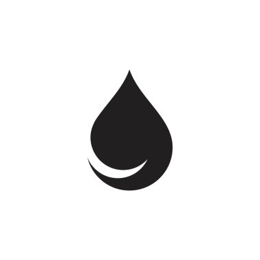 su damlası ikon vektör tasarımı çizimi doğal