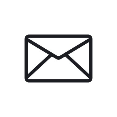 E- posta logo vektör şablonu resimleme