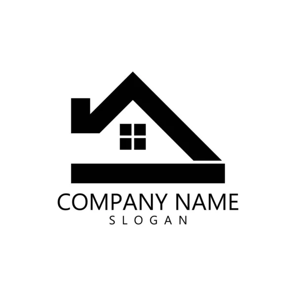 Proprietà Logo Template Immobiliare — Vettoriale Stock