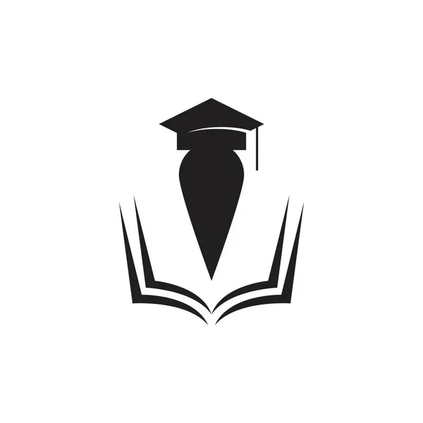 Education Logo Template Vector Illustration Design — Stock Vector