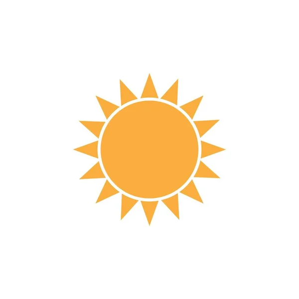 Šablona Vektorové Ikony Loga Zobrazení Slunce — Stockový vektor