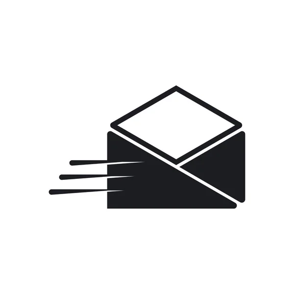 Mail Logo Vektor Vorlage Symbol Illustration — Stockvektor