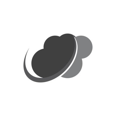 bulut logo vektör şablonu
