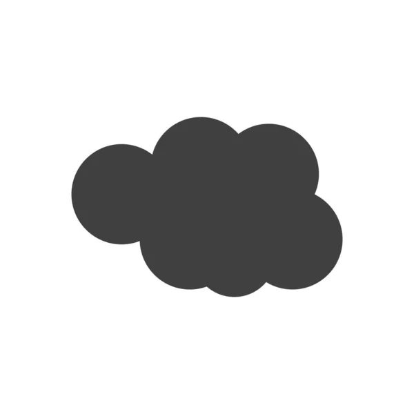 Nube Logo Vector Icono Plantilla — Archivo Imágenes Vectoriales