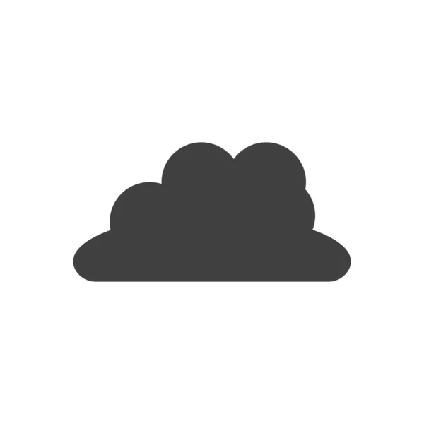 Nube Logo Vector Icono Plantilla — Archivo Imágenes Vectoriales