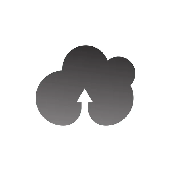 Wzór Ikony Wektora Logo Chmury — Wektor stockowy
