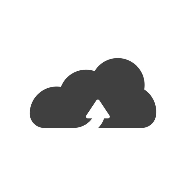 Nube Logo Vector Icono Plantilla — Archivo Imágenes Vectoriales