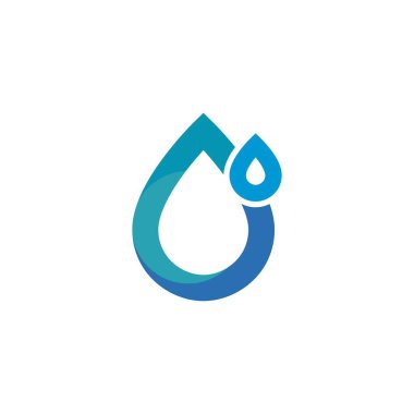 su damlası Logo Şablonu vektör çizimi tasarımı