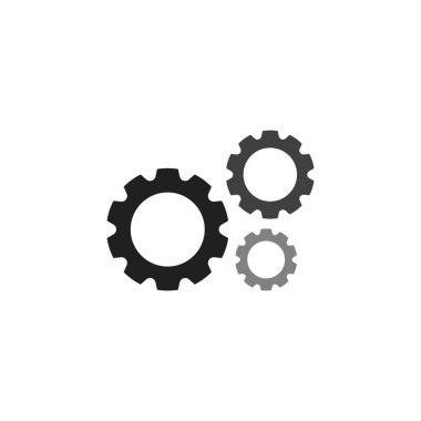 Gear Şablonu vektör resimleme tasarımı