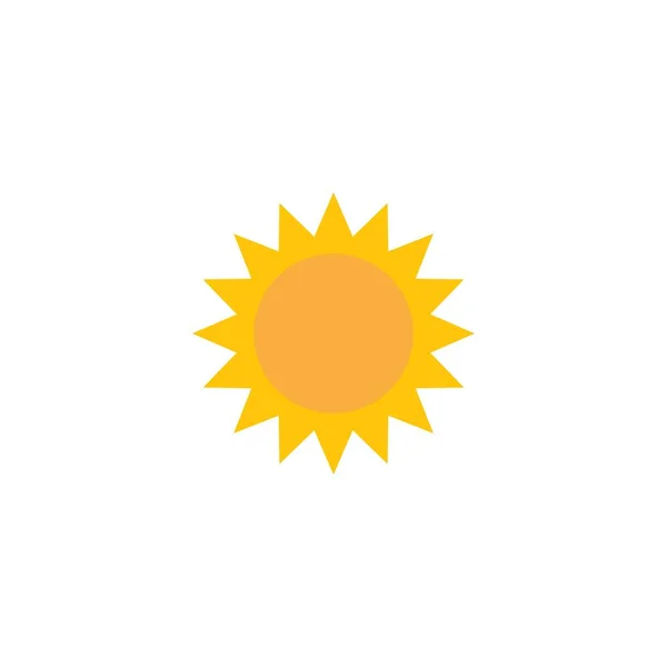 Modèle Icône Vectorielle Logo Illustration Soleil — Image vectorielle
