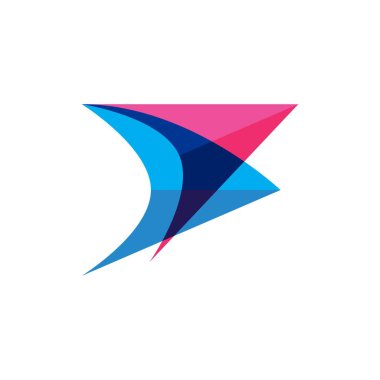 Ok illüstrasyon logo vektör şablonu