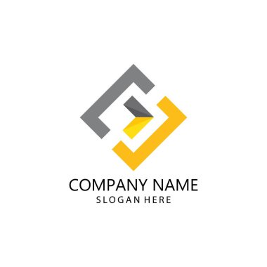 Ok illüstrasyon logo vektör şablonu