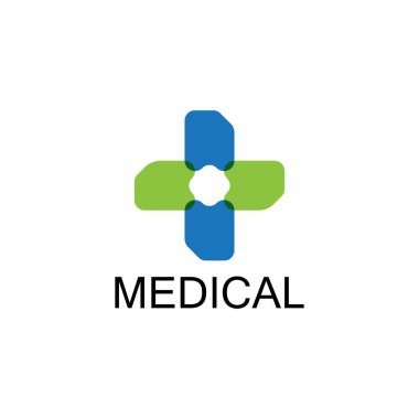 Sağlık Tıbbi Logosu vektör illüstrasyon tasarımı