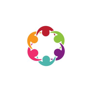 Evlat Edinme ve Toplum Bakımı Logo şablonu vektörü