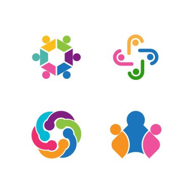 Evlat Edinme ve Toplum Bakımı Logo şablonu vektörü