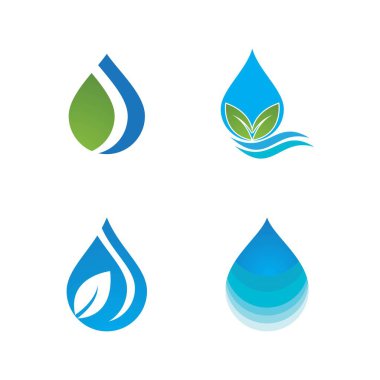 su damlası Logo Şablonu vektör çizimi tasarımı