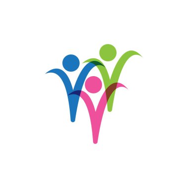 Evlat Edinme ve Toplum Bakımı Logo şablonu vektörü