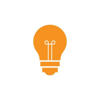 Ampul logo vektör resimleme şablonu