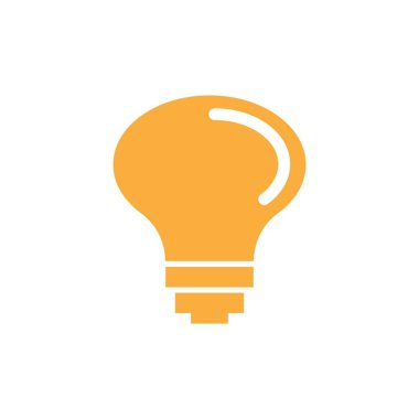 Ampul logo vektör resimleme şablonu