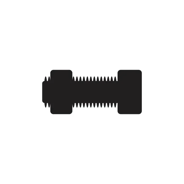 Screw Nail Vector Logo Icon Illustration — Stock Vector