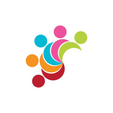 Evlat Edinme ve Toplum Bakımı Logo şablonu vektörü