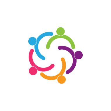 Evlat Edinme ve Toplum Bakımı Logo şablonu vektörü