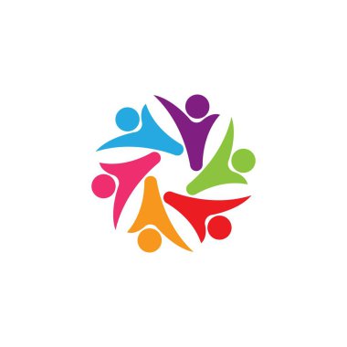 Evlat Edinme ve Toplum Bakımı Logo şablonu vektörü