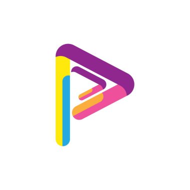 logo vektör şablonu tasarımını oynat