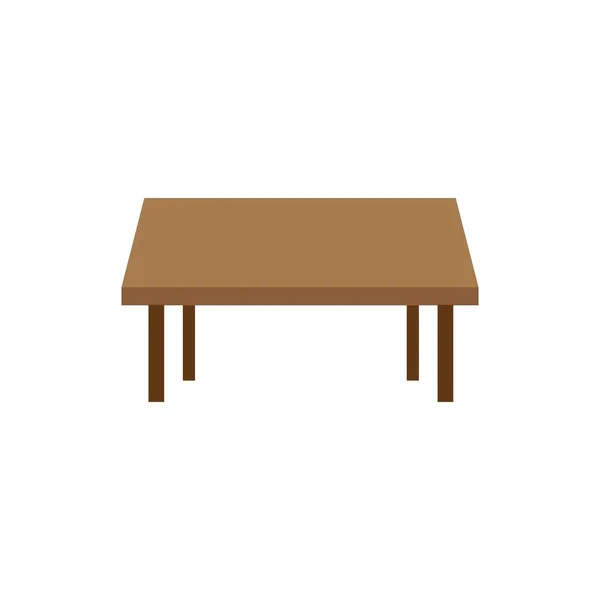 Illustration Conception Icône Vectorielle Logo Table — Image vectorielle