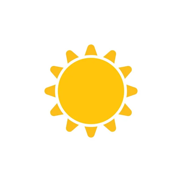 Sonne Illustration Logo Vektor Symbol Vorlage — Stockvektor