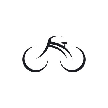 Bycicle Şablon vektör simgesi tasarımı