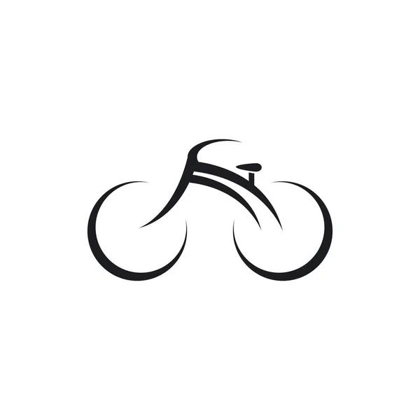 Plantilla Bicicleta Vector Icono Diseño — Vector de stock