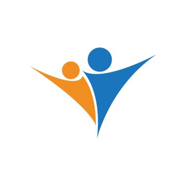 Evlat Edinme ve Toplum Bakımı Logo şablonu vektörü