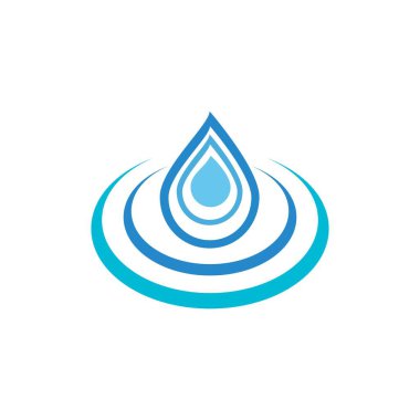 su damlası Logo Şablonu vektör çizimi tasarımı