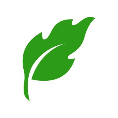 Yeşil yapraklı ekoloji doğa element vektör simgesi, Yaprak Simgesi, yeşil yapraklı ekoloji doğa element vektörü