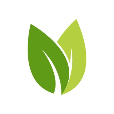 Yeşil yapraklı ekoloji doğa element vektör simgesi, Yaprak Simgesi, yeşil yapraklı ekoloji doğa element vektörü