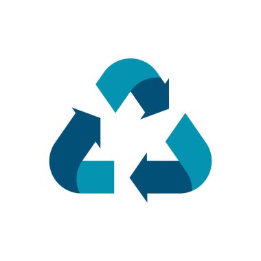 Çöp kutusu logo şablonu çizim tasarımı