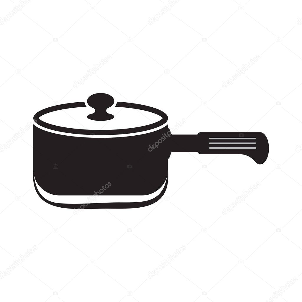Pan  kichenware logo template icon illustration design