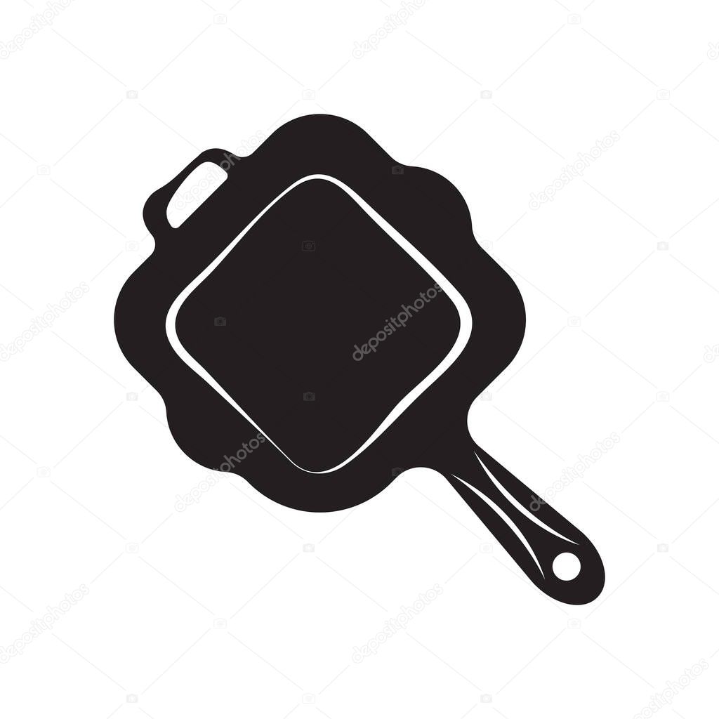 Pan  kichenware logo template icon illustration design