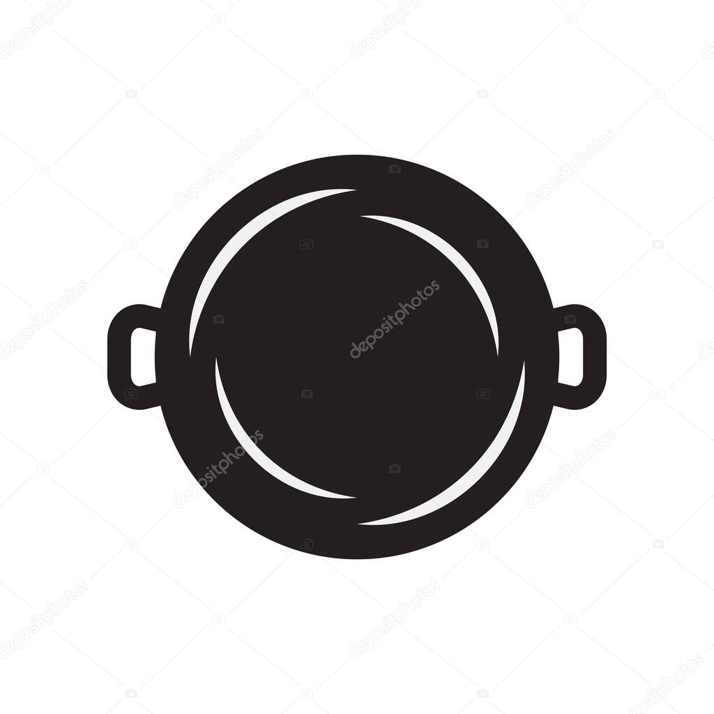 Pan  kichenware logo template icon illustration design