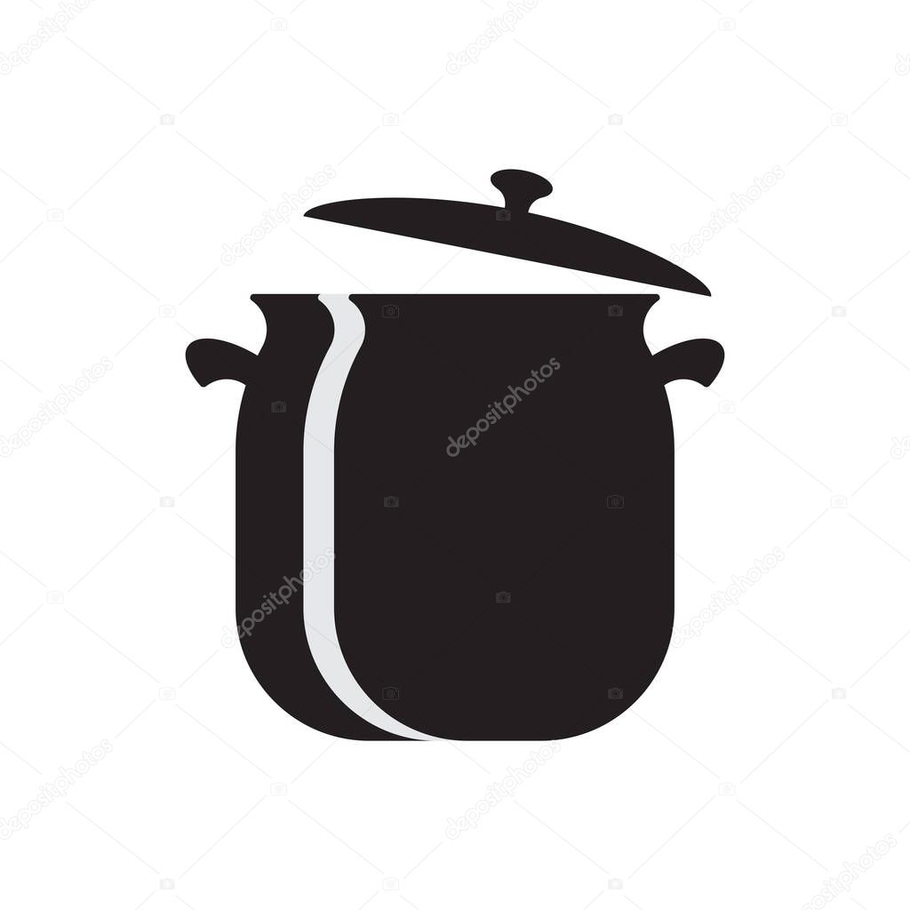 Pan  kichenware logo template icon illustration design